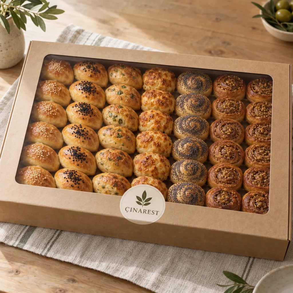 Karışık Poğaça & Çörek Kutusu (40’lı)